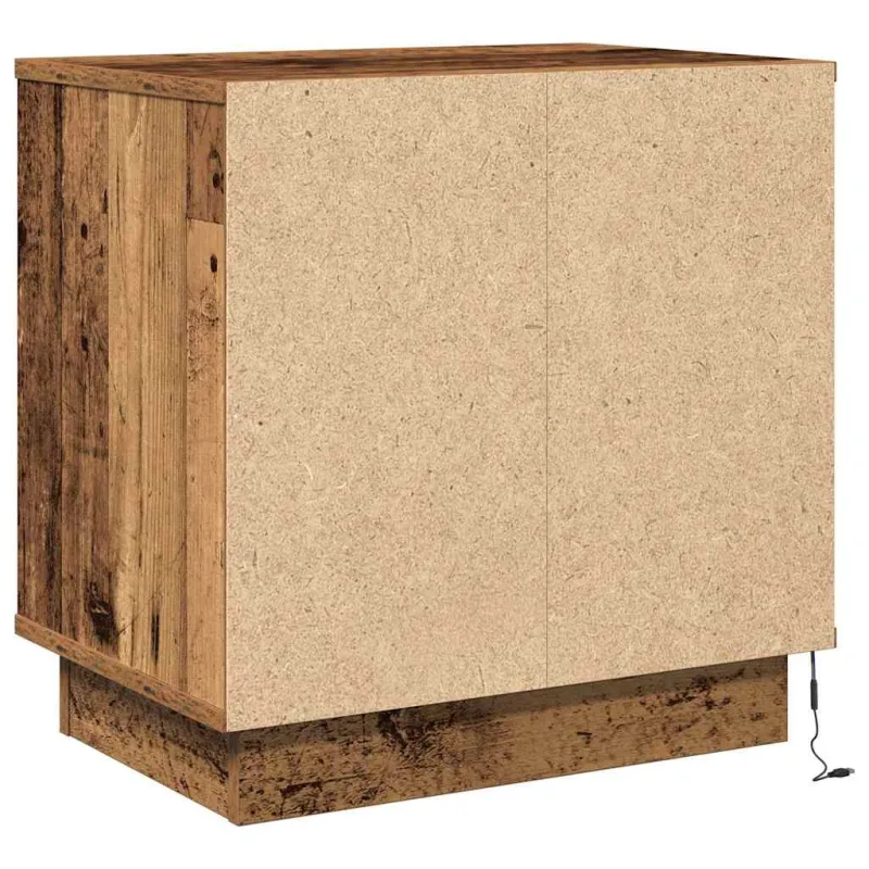 Šalia lovos spintelė 2 pcs Senas medis 50 x 34,5 x 50 cm