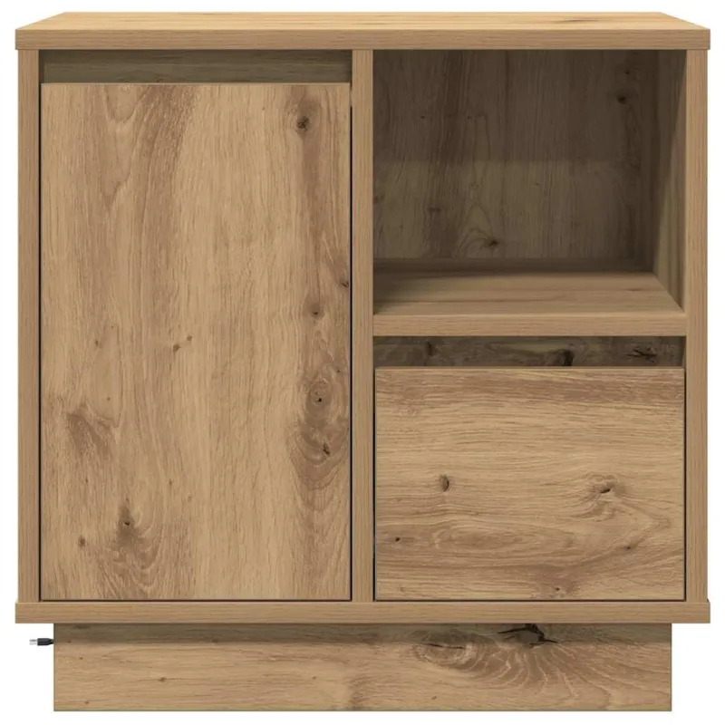 Šalia lovos spintelė 2 pcs Amatininkų ąžuolas 50 x 34,5 x 50 cm
