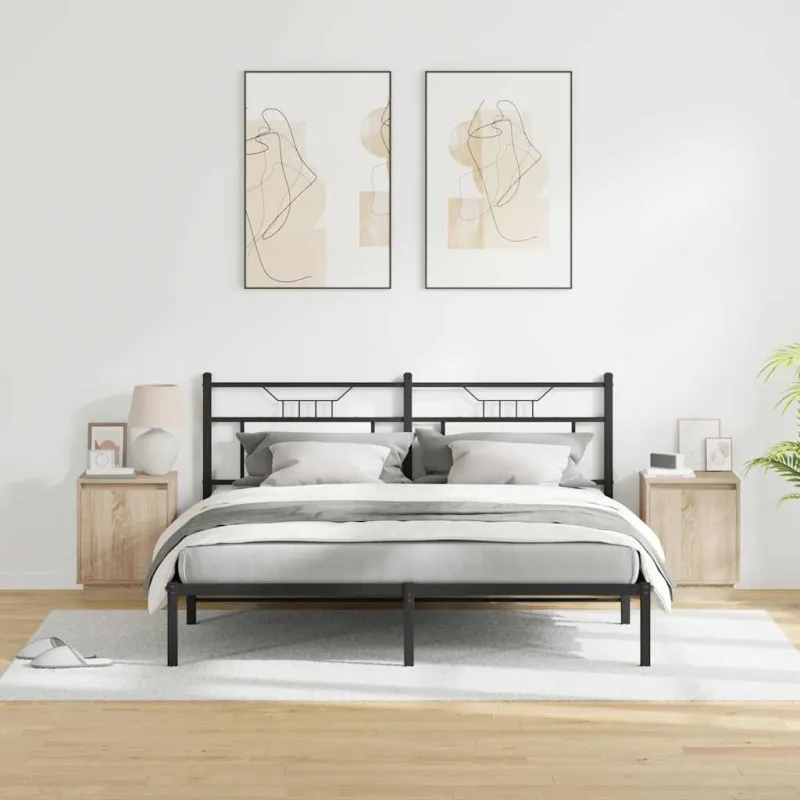 Šalia lovos spintelė 2 pcs Sonoma ąžuolas 39 x 34,5 x 50 cm
