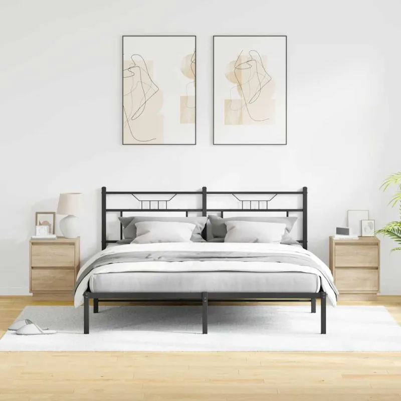 Šalia lovos spintelė 2 pcs Sonoma ąžuolas 39 x 34,5 x 50 cm