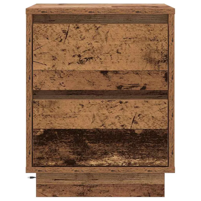 Šalia lovos spintelė 2 pcs Senas medis 39 x 34,5 x 50 cm
