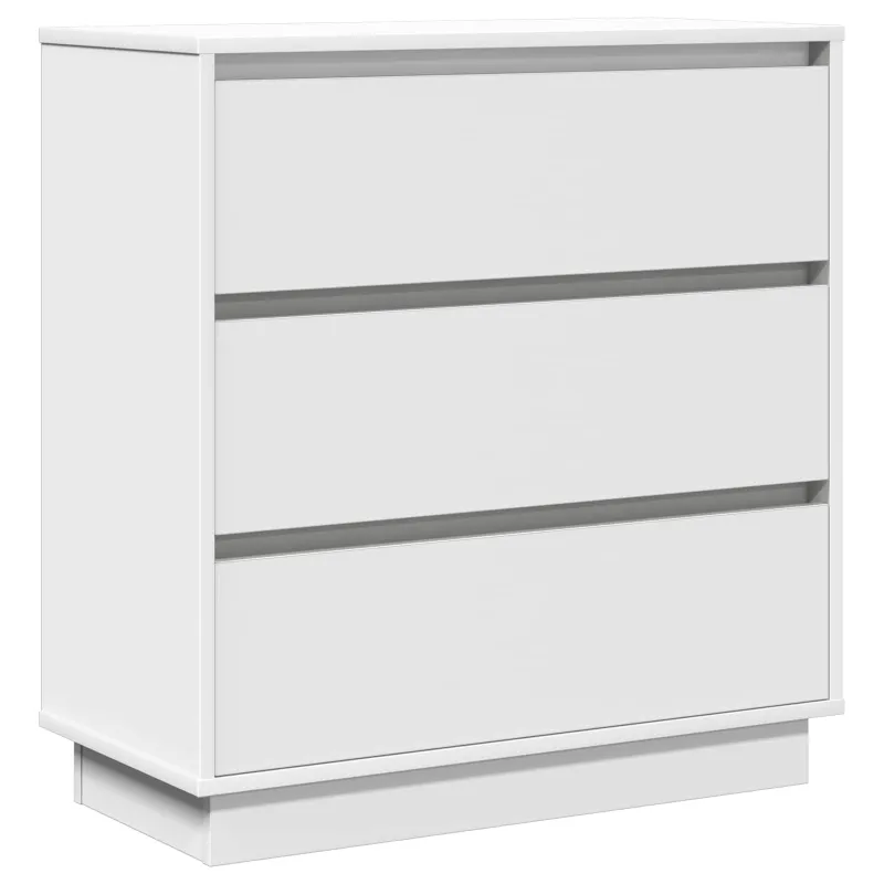Šalia lovos spintelė Balta 71 x 34,5 x 75 cm Apdirbta mediena
