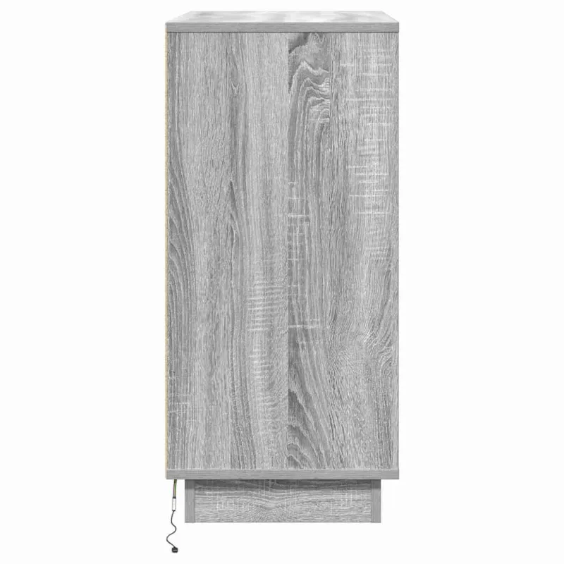 Šalia lovos spintelė Pilka 71 x 34,5 x 75 cm Apdirbta mediena