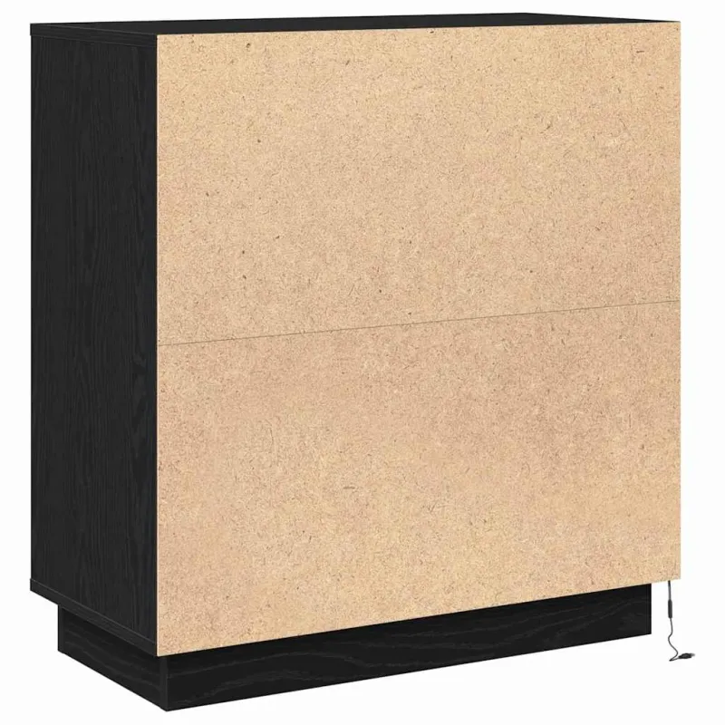 Bufetas Juodas ąžuolas 71 x 34.5 x 75 cm Apdirbta mediena