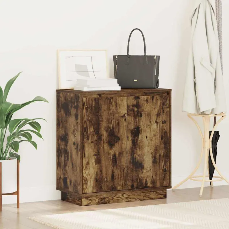 LED Bufetas Dūminio ąžuolo 71 x 34,5 x 75 cm Apdirbta mediena