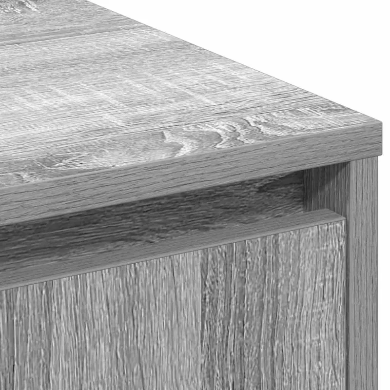 LED Bufetas Pilka sonoma ąžuolo 71 x 34,5 x 75 cm
