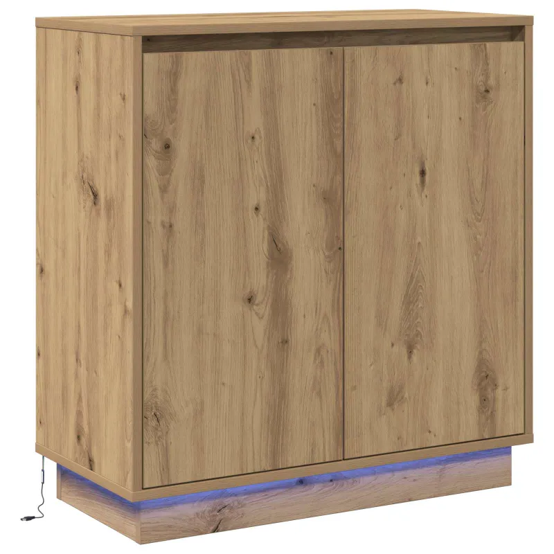 LED Bufetas Artisano ąžuolo 71 x 34,5 x 75 cm Apdirbta mediena