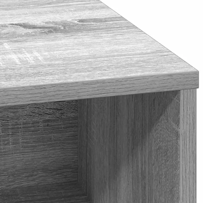 LED Bufetas Pilkas Sonoma 71 x 34,5 x 75 cm Apdirbta mediena