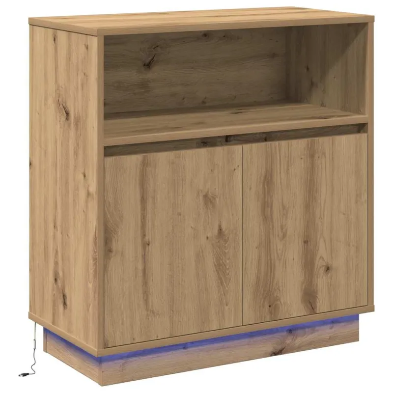 LED Bufetas Amatininkų ąžuolas 71 x 34,5 x 75 cm