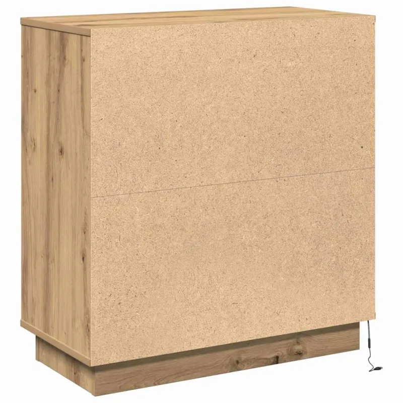 LED Bufetas Amatininkų ąžuolas 71 x 34,5 x 75 cm