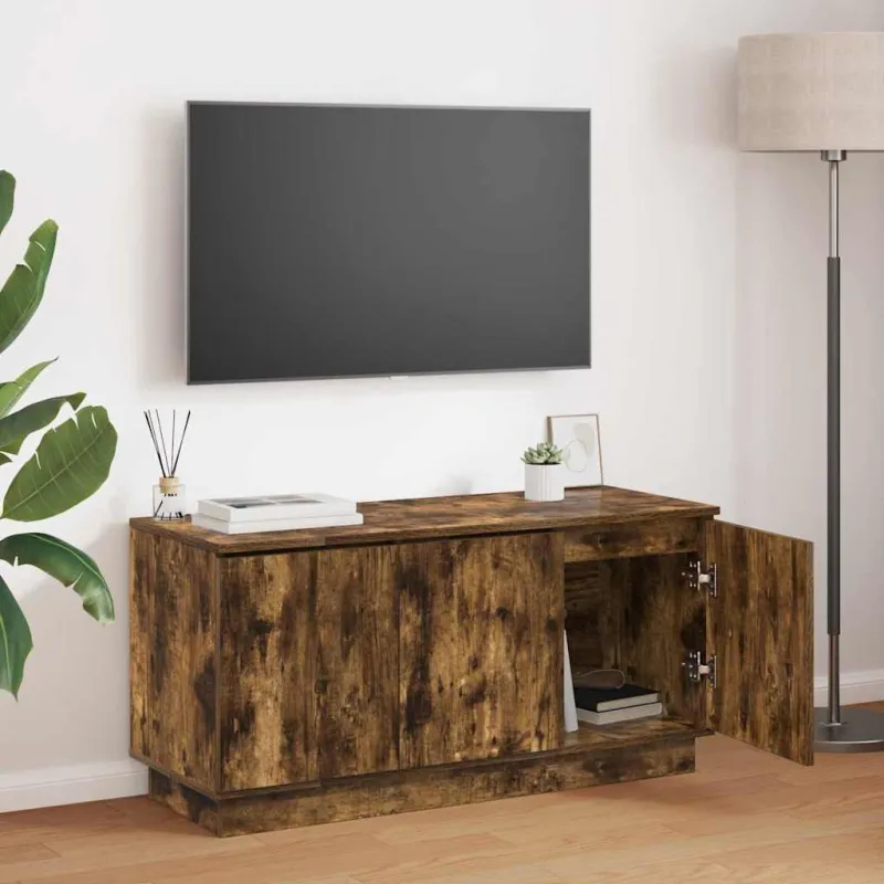 Televizoriaus spintelė Rūkyta ąžuolas 100 x 38 x 49 cm