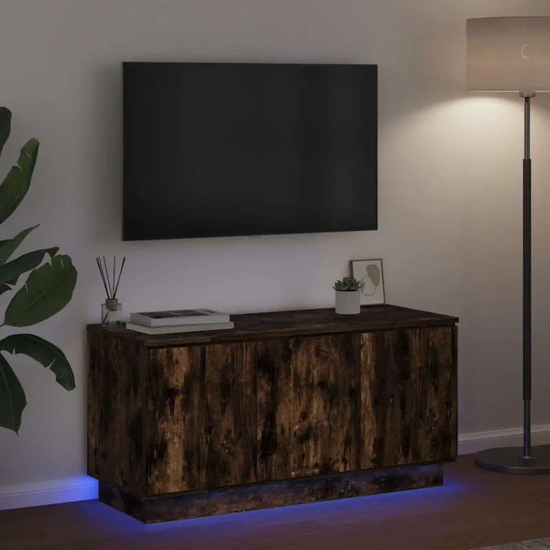 Televizoriaus spintelė Rūkyta ąžuolas 100 x 38 x 49 cm