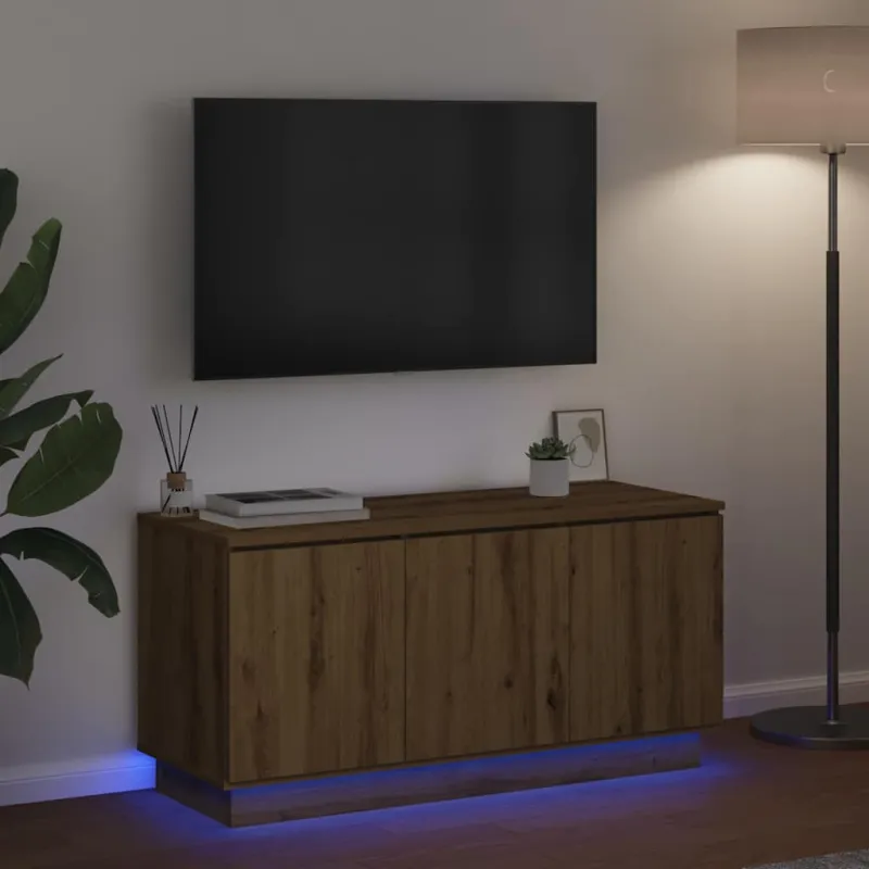 Televizoriaus spintelė Amatininkų ąžuolas 100 x 38 x 49 cm