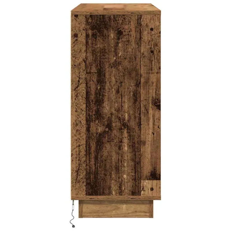 LED Bufetas Senas medis 90 x 32 x 75 cm Apdirbta mediena