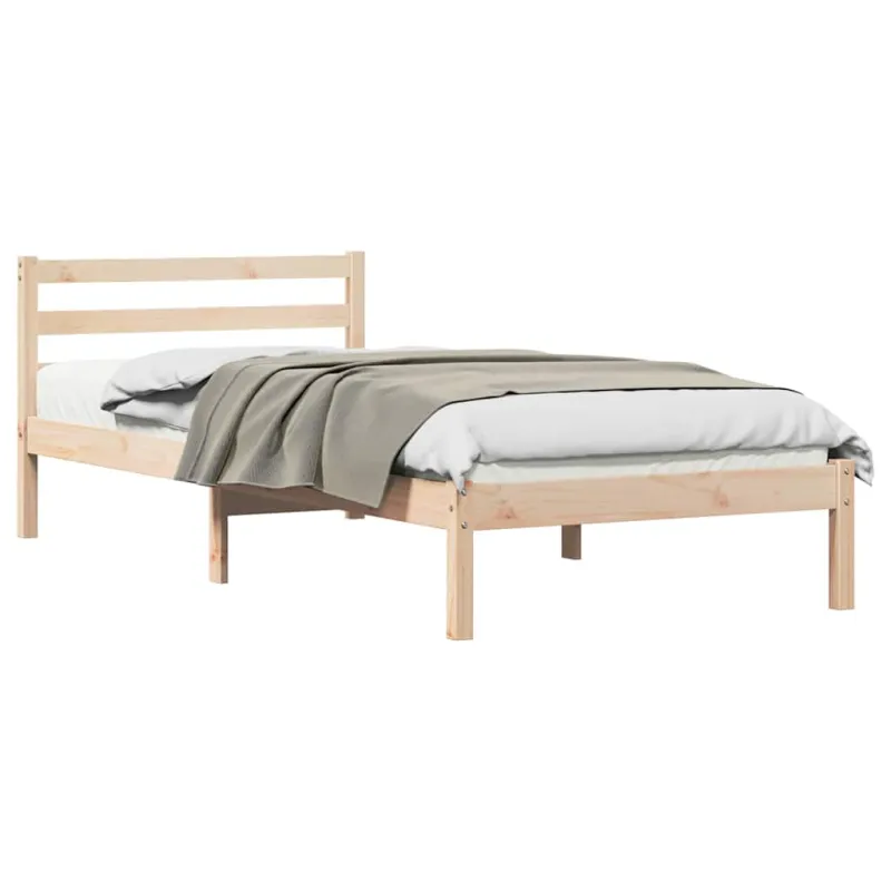 Lovos rėmas Ruda 215,5 x 105,5 x 69,5 cm Kietas pušies medis