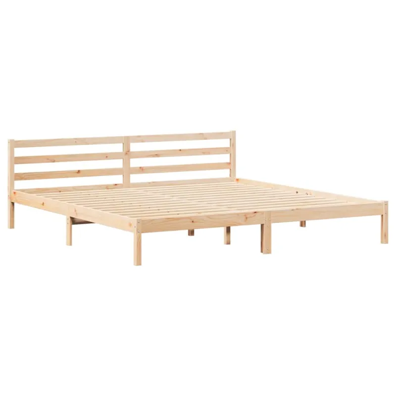 Lovos rėmas Ruda 215,5 x 185,5 x 69,5 cm Kietas pušies medis