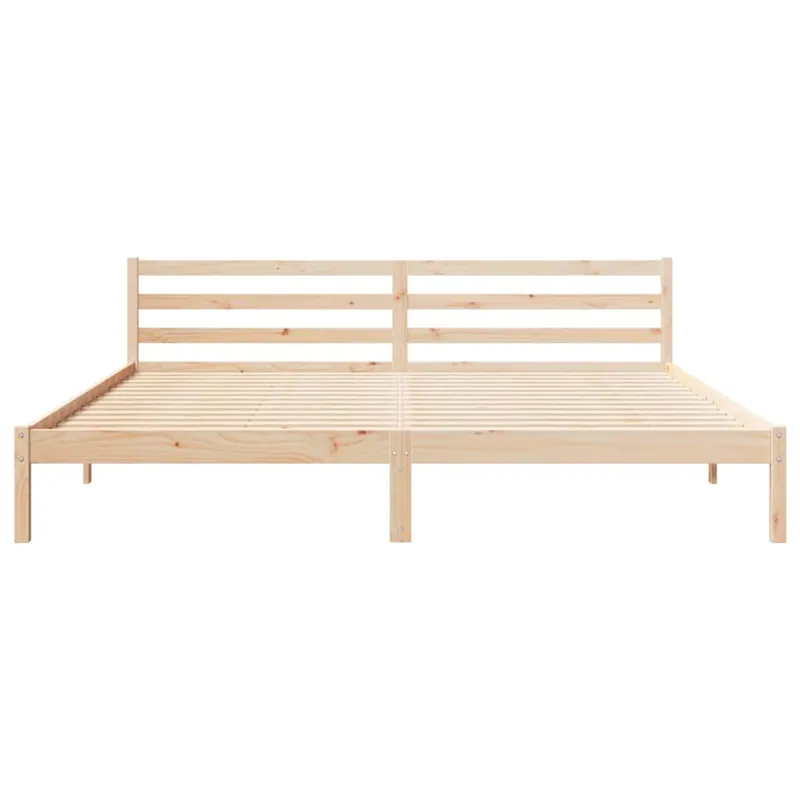 Lovos rėmas Ruda 215,5 x 205,5 x 69,5 cm Kietas pušies medis