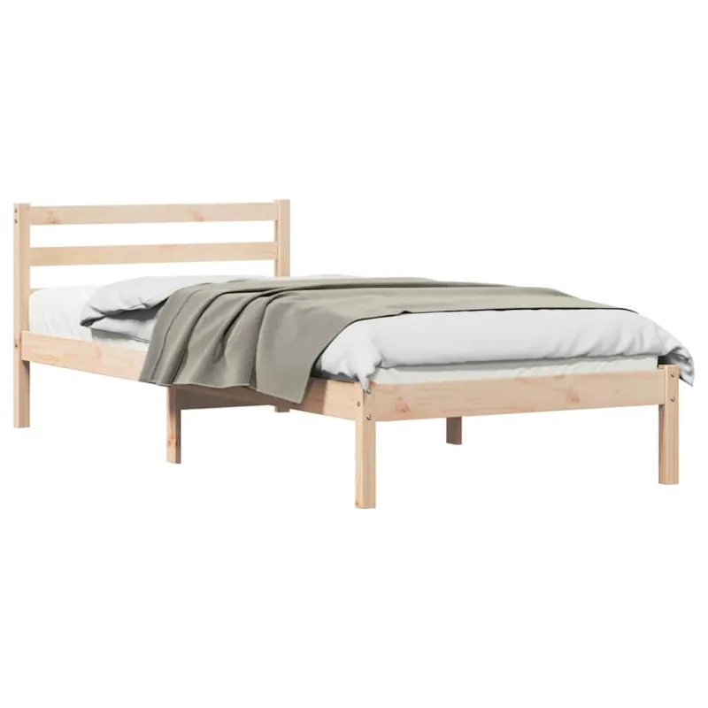Lovos rėmas Ruda 225,5 x 85,5 x 69,5 cm Kietas pušies medis