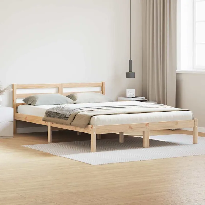 Lovos rėmas Ruda 225,5 x 165,5 x 69,5 cm Kietas pušies medis