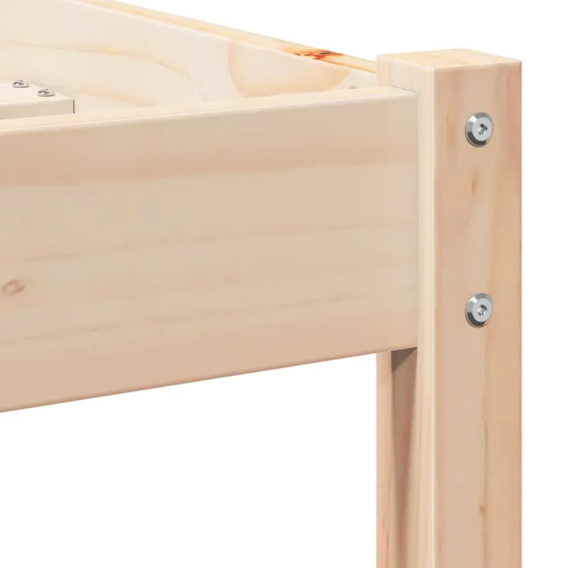 Lovos rėmas Ruda 225,5 x 205,5 x 69,5 cm Kietas pušies medis