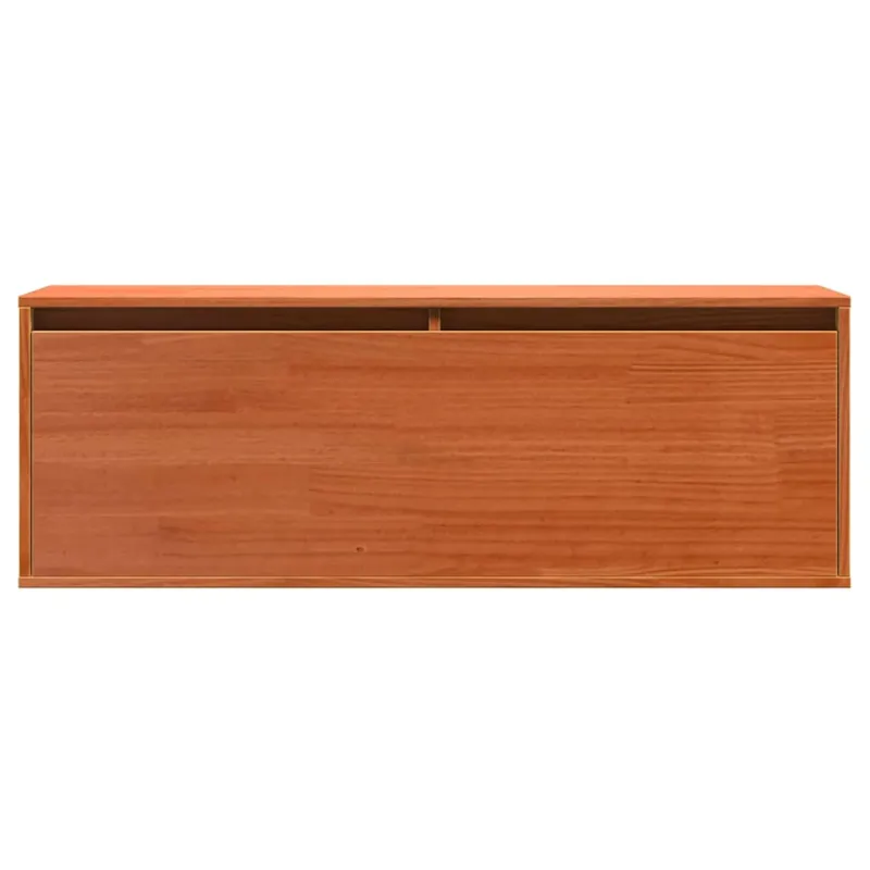 Sieninė spintelė su lentyna Vaško ruda 100 x 30 x 35 cm