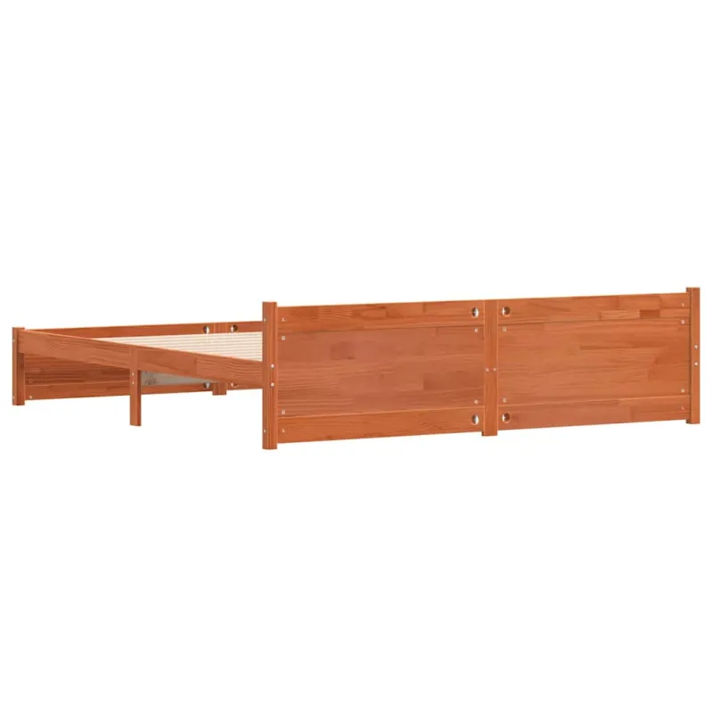 Lovos rėmas su galvūgalio Vaško ruda 205,5 x 185,5 x 51 cm