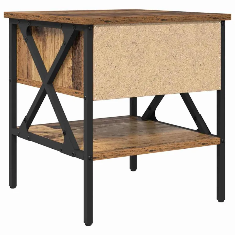 Naktinis staliukas 2 pcs Sena mediena 40 x 42 x 45 cm
