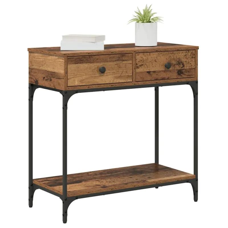 Konsolinis stalas su stalčių Sena mediena 75 x 34,5 x 75 cm