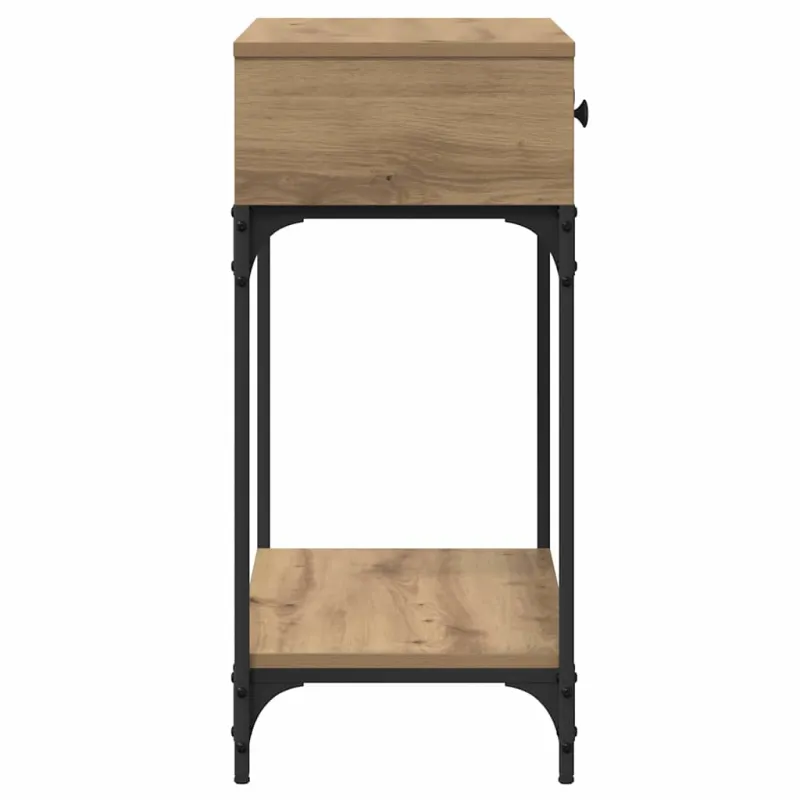 Konsolinis stalas su stalčių artisano ąžuolo 75 x 34,5 x 75 cm