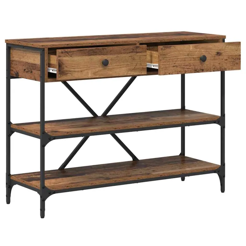 Konsolinis stalas su stalčių Ruda 100 x 34,5 x 75 cm Medis