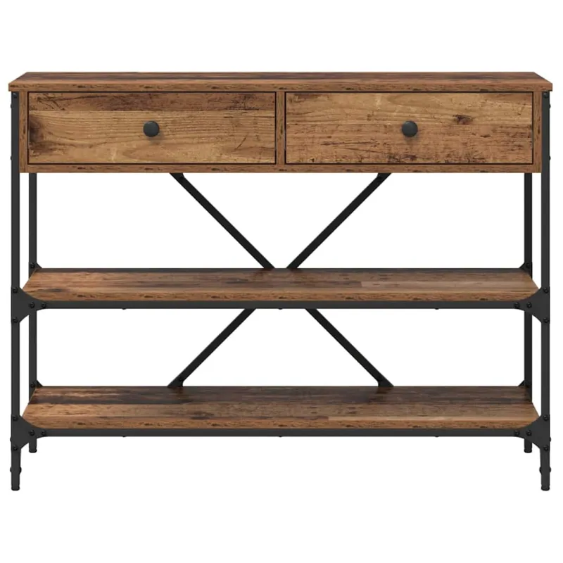 Konsolinis stalas su stalčių Ruda 100 x 34,5 x 75 cm Medis