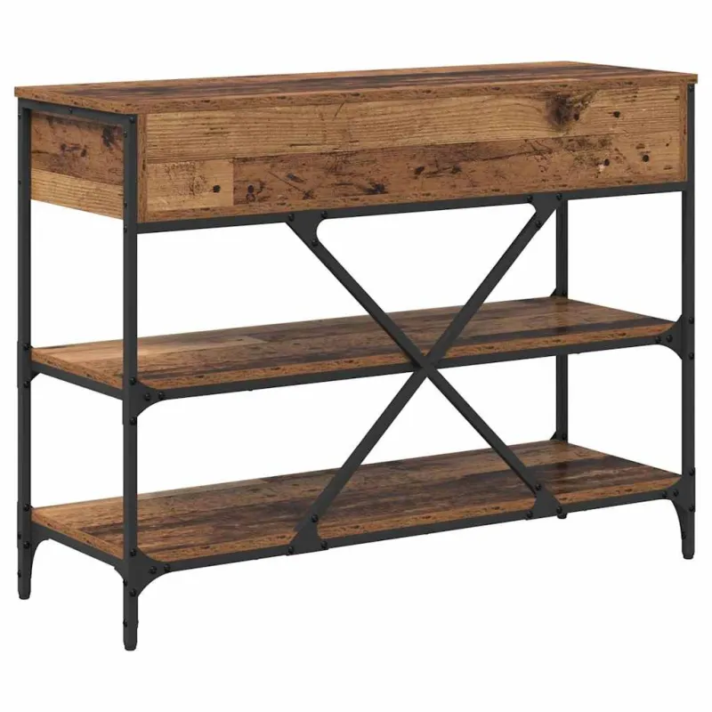 Konsolinis stalas su stalčių Ruda 100 x 34,5 x 75 cm Medis