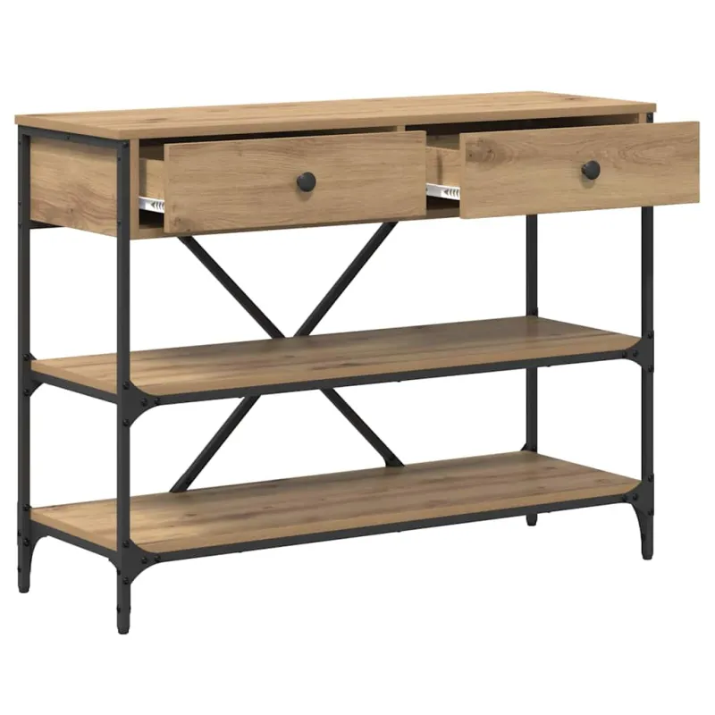 Konsolinis stalas su stalčių Ruda 100 x 34,5 x 75 cm Medis