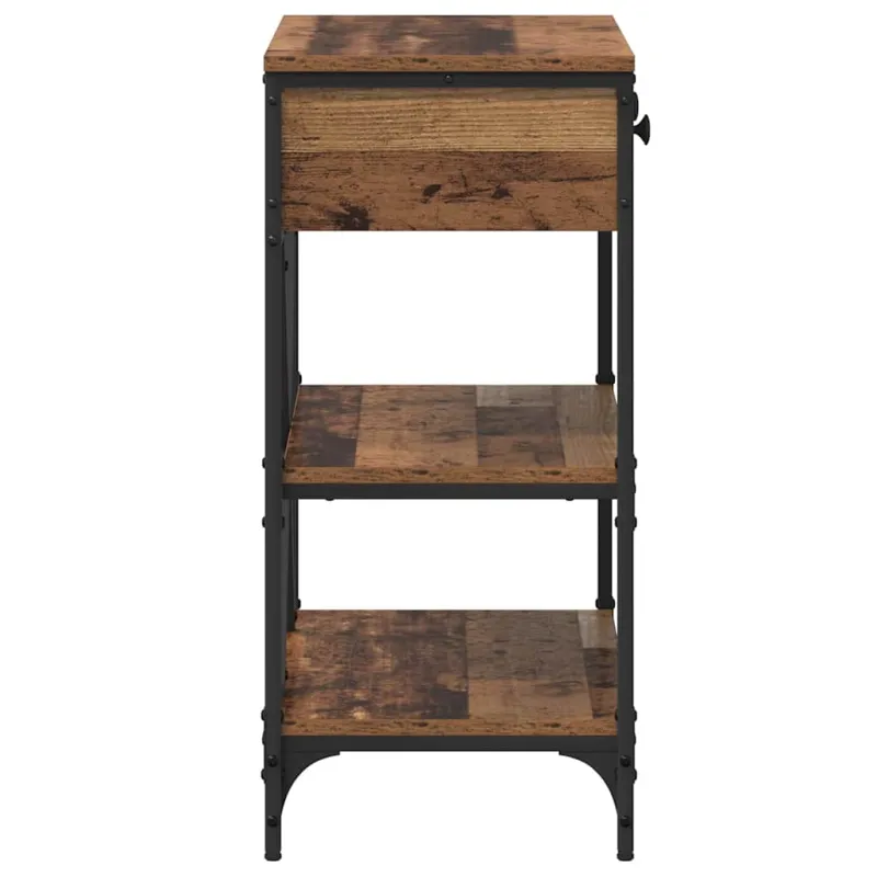Konsolinis stalas su stalčių Ruda 75 x 34,5 x 75 cm Medis