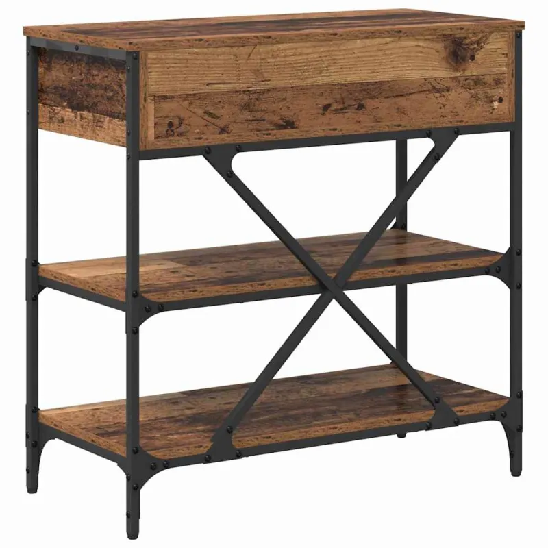 Konsolinis stalas su stalčių Ruda 75 x 34,5 x 75 cm Medis