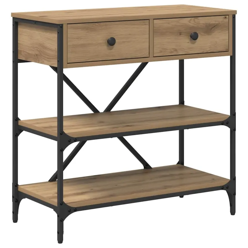 Konsolinis stalas su stalčių Ruda 75 x 34,5 x 75 cm Medis