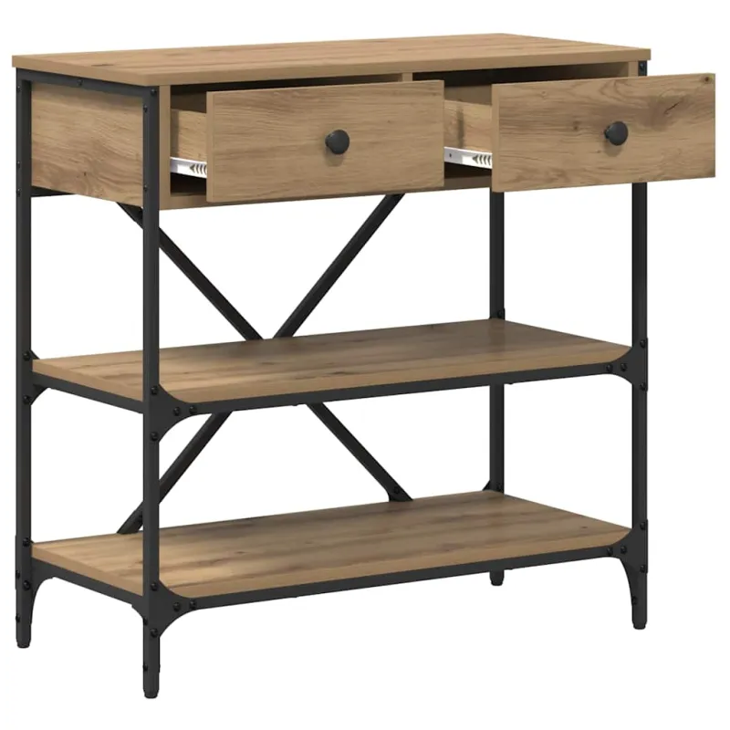 Konsolinis stalas su stalčių Ruda 75 x 34,5 x 75 cm Medis