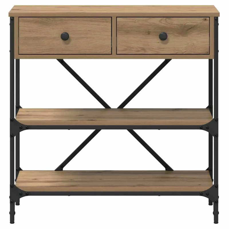 Konsolinis stalas su stalčių Ruda 75 x 34,5 x 75 cm Medis