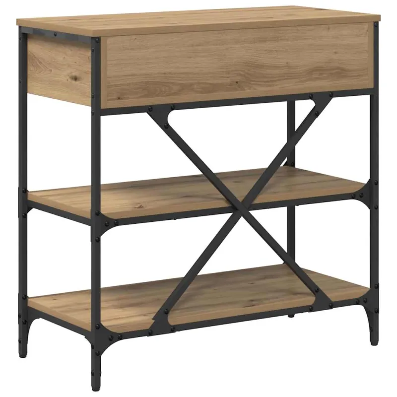 Konsolinis stalas su stalčių Ruda 75 x 34,5 x 75 cm Medis