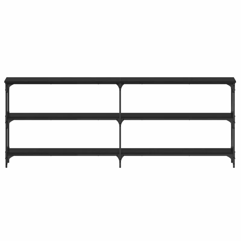 Konsolinis stalas juoda ąžuolo 200 x 29 x 75 cm