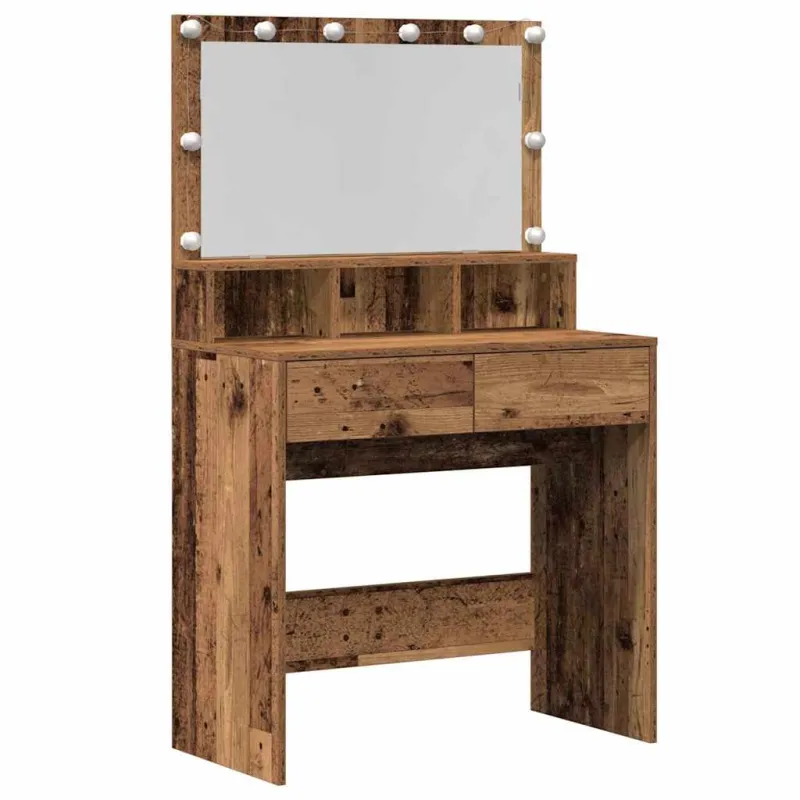 Makiažo stalas Senas medis 80 x 41 x 134,5 cm Apdirbta mediena