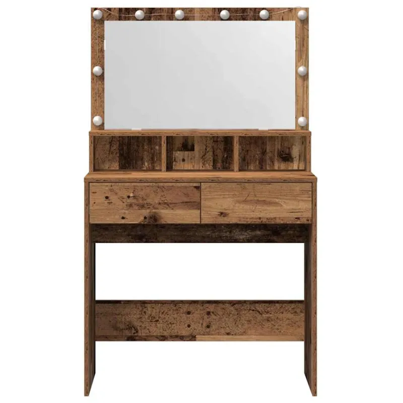 Makiažo stalas Senas medis 80 x 41 x 134,5 cm Apdirbta mediena