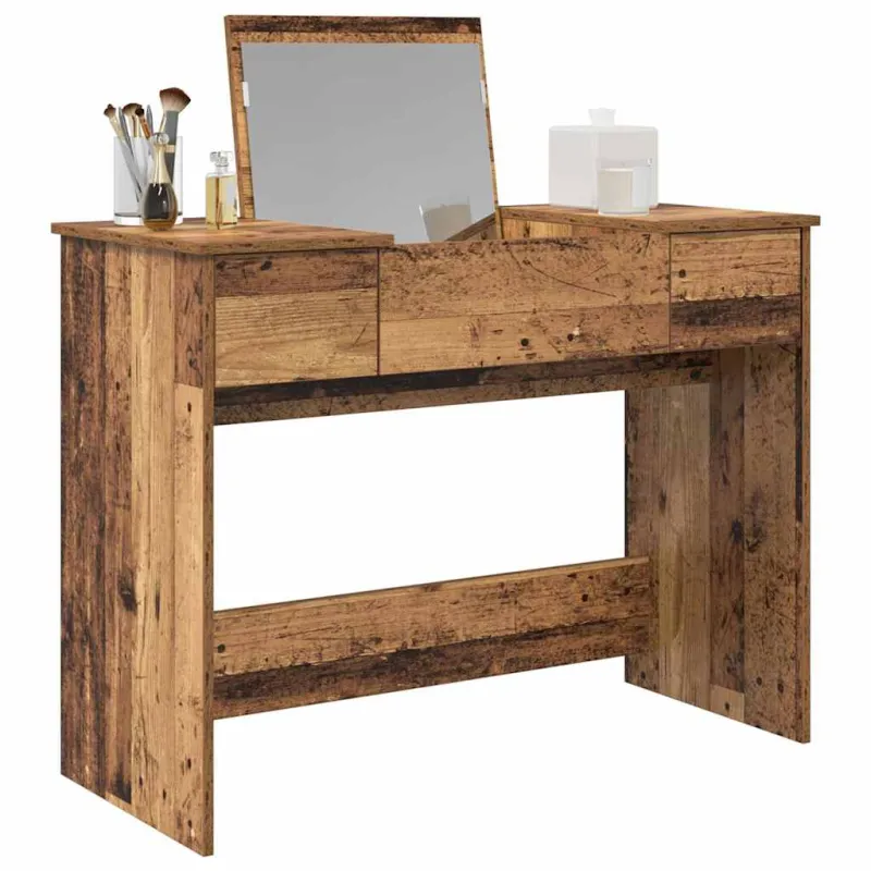Kosmetinis Stalas su stalčių Senas medis 100 x 45 x 76 cm