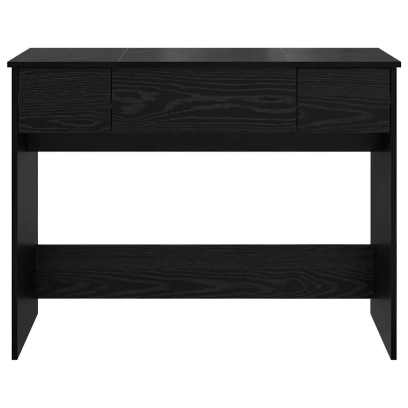 Kosmetinis Stalas su stalčių Juodas ąžuolas 100 x 45 x 76 cm