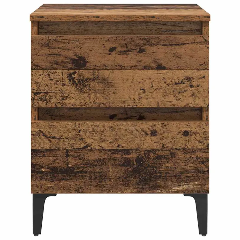 Šalia lovos spintelė 2 pcs Sena mediena 40 x 35 x 50 cm