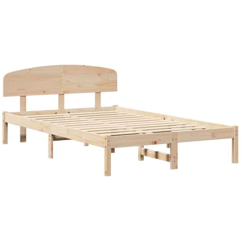 Lovos rėmas Natūrali 120 x 200 cm Kietos pušies mediena