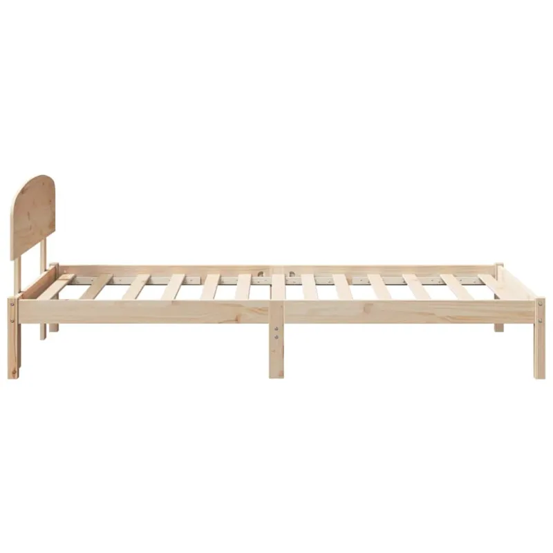 Lovos rėmas Natūrali 90 x 190 cm Kietos pušies mediena