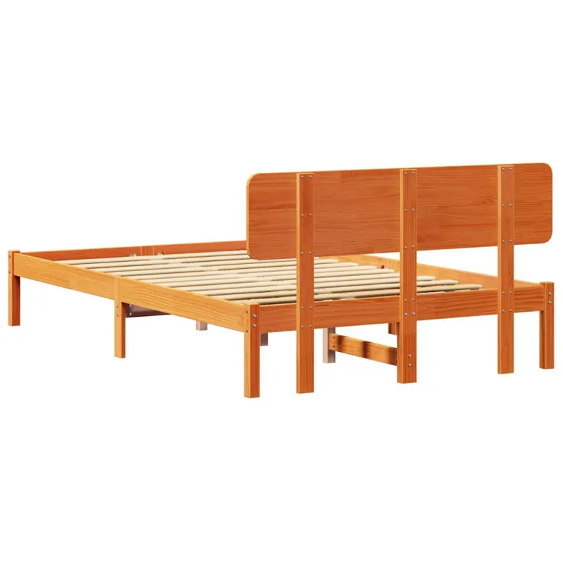 Lovos rėmas Vaško ruda 140 x 190 cm Kietos pušies mediena