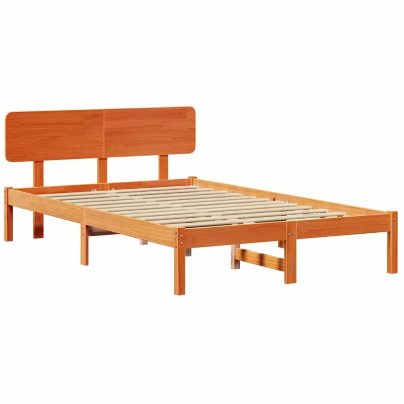 Lovos rėmas Vaško ruda 120 x 190 cm Kietos pušies mediena
