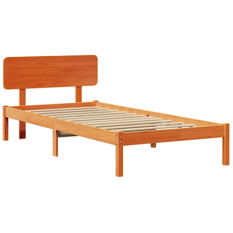 Lovos rėmas Vaško ruda 80 x 200 cm Kietos pušies mediena